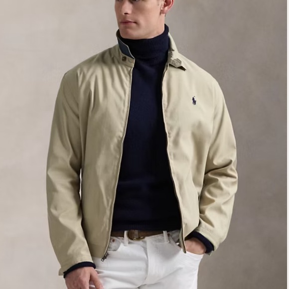 Ralph Lauren Bi-Swing Jacket. Khaki. Preppy. Classic. Academic. Lightweight. Med - Picture 1 of 16